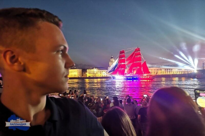 Кванторианец Вячеслав Гирфанов побывал на празднике «Алые паруса» в Санкт-Петербурге
