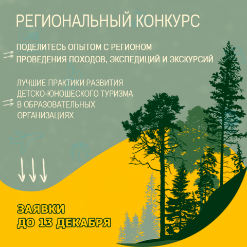 О проведении конкурса «Лучшие практики развития детско-юношеского туризма в образовательных организациях»